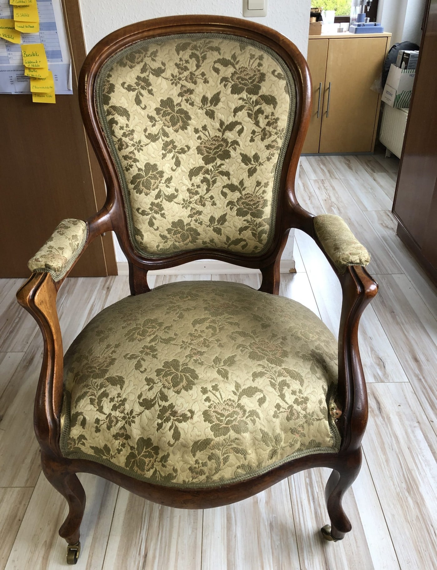Louis XV Sessel, vorher