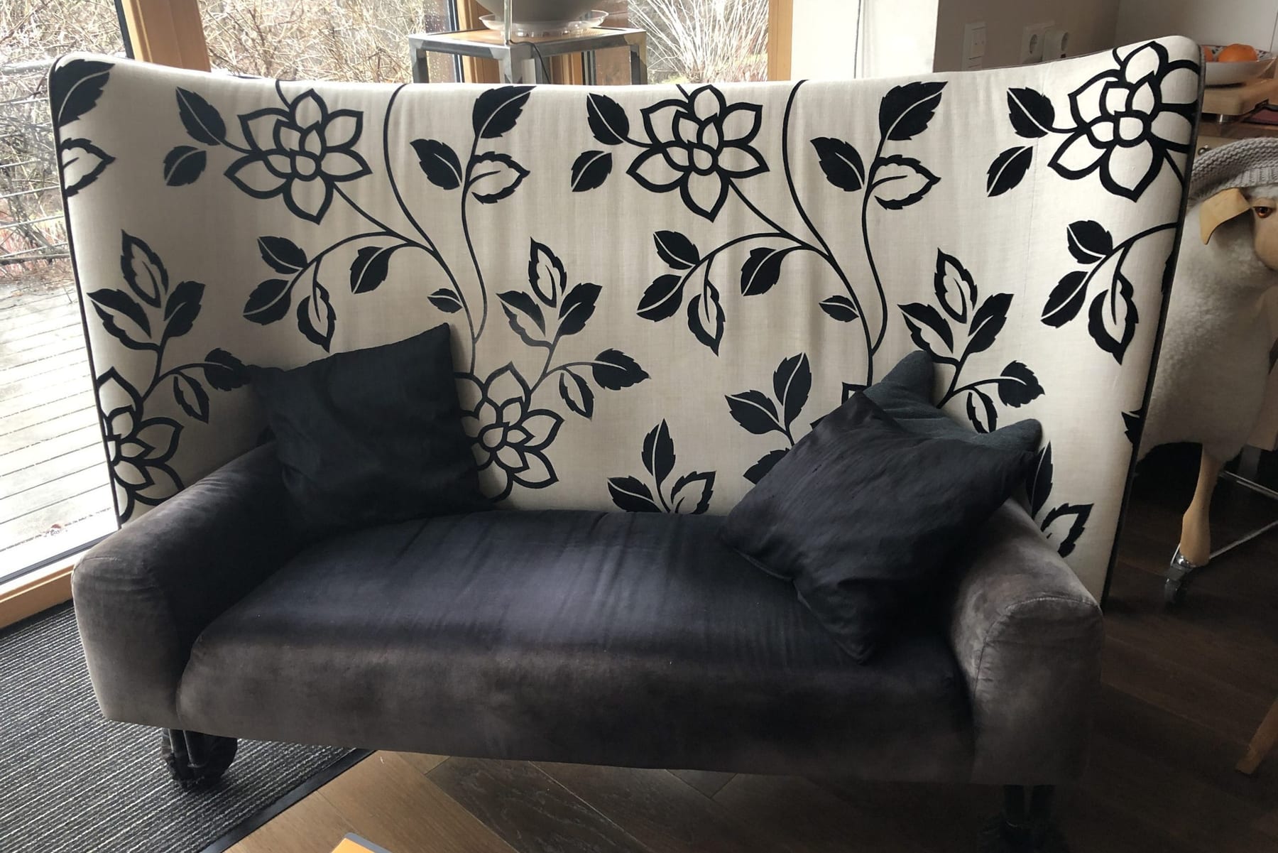 Cassina Sofa „Torso“, vorher