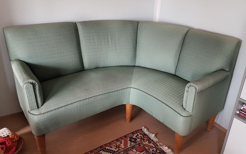 Ecksofa traditionell, vorher